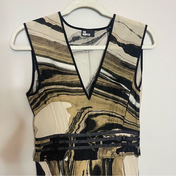 $330 The Kooples Silk Marble Print Mini Dress NWT - Picture 11 of 15